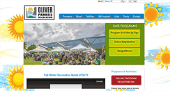 Desktop Screenshot of oliverrecreation.ca